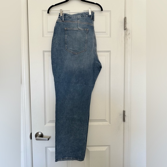 ✨NWT Good American Good 90s Jeans Indigo 542 Fitted Waist Perfect Blue Jeans 20W - Picture 11 of 17